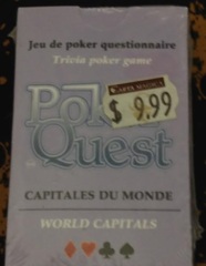 Poker Quest: Trivia Poker Game - World Capitals (Français/English)